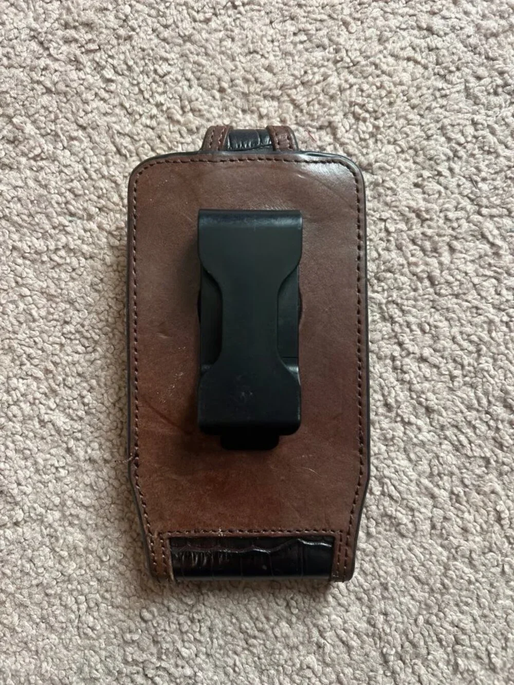 Ariat Men’s Croc Print Cell Phone Case Belt Loop Holster